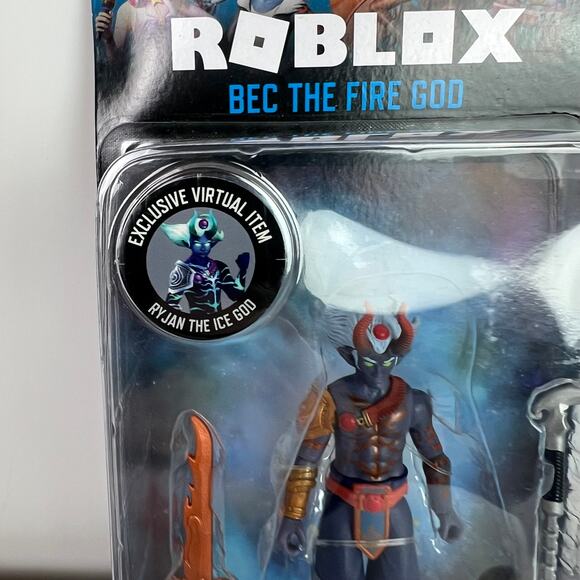 Roblox Bec The Fire God 4”Action Figure Toy W/ Virtual Code New Sealed - Picture 2 of 14